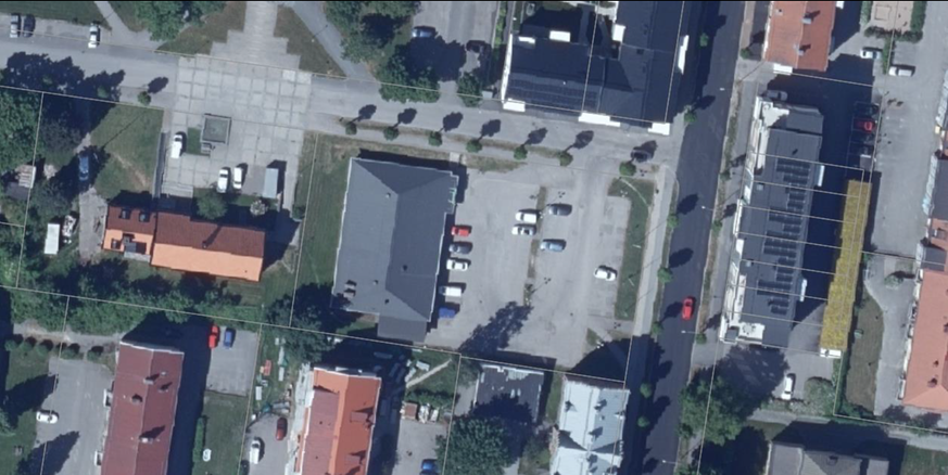 Satelitbild på Coop Norr